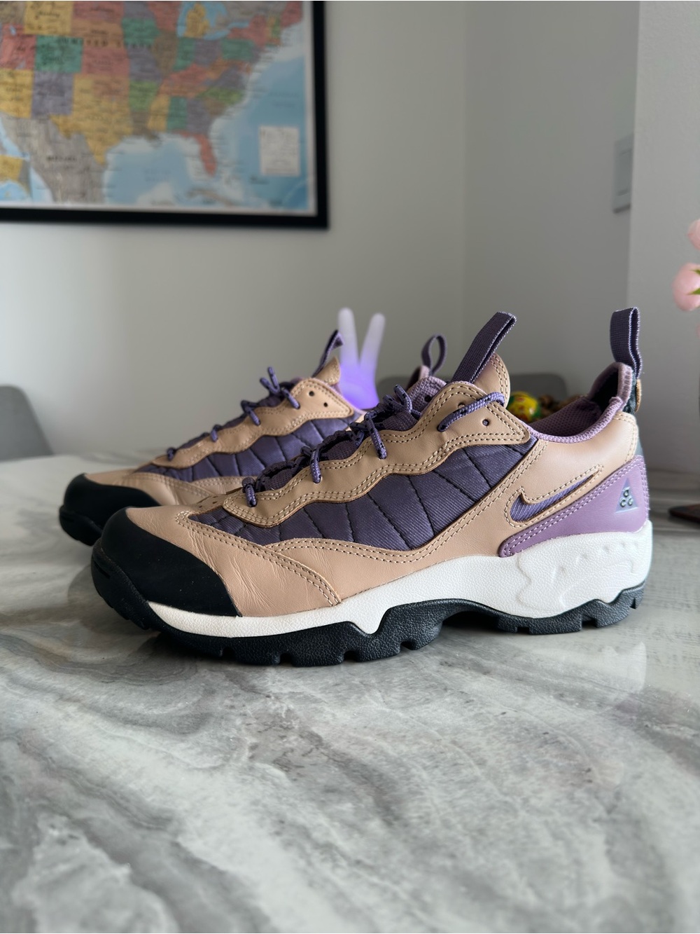 Nike ACG Air Mada Hemp Canyon Purple Hiking Sneakers